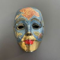 Schöne venezianische Maske aus Messing / Bronze - handbemalt Hamburg - Harburg Vorschau