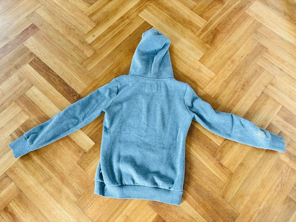 Superdry Hoodie Kapuzenpullover dunkelblau & grau Gr. 36 in Bayreuth