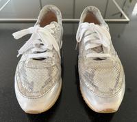 MJUS Leder Sneaker Damen weiß Reptilien Optik Gr.38 Bayern - Füssen Vorschau