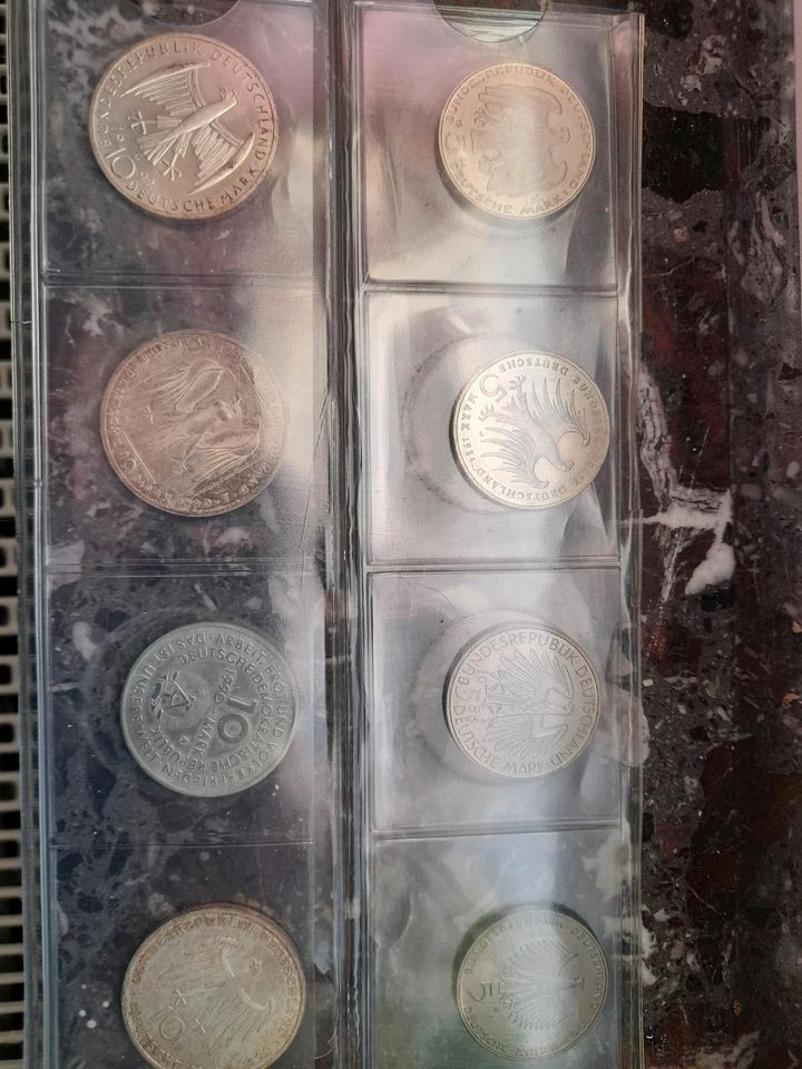 5 DM  und 10 DM Münzen in Spangenberg