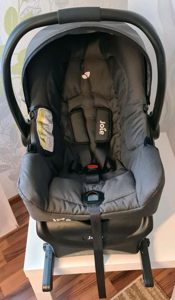 Babyschalle Babysitz Maxi Cosi Joie I-Gemm mit isofix Station in Spelle