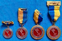 4 alte Medaillen Postsportverein Bremen Volkslauf Metall Emaille! Findorff - Findorff-Bürgerweide Vorschau