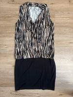 Vivance Kleid Damen Gr. 38 beige schwarz Sachsen - Coswig Vorschau