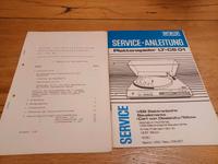 SERVICEANLEITUNG RFT DDR PLATTENSPIELER LT CS01 Sachsen - Riesa Vorschau