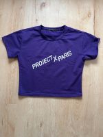 Project X Paris Shirt bauchfrei Kurzshirt lila Gr. S Sachsen - Neugersdorf Vorschau