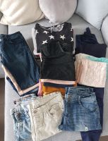 22 tlg. Paket Jeans Shorts Shirts 3/4 Pulli Bluse Kleid Baden-Württemberg - Boxberg Vorschau