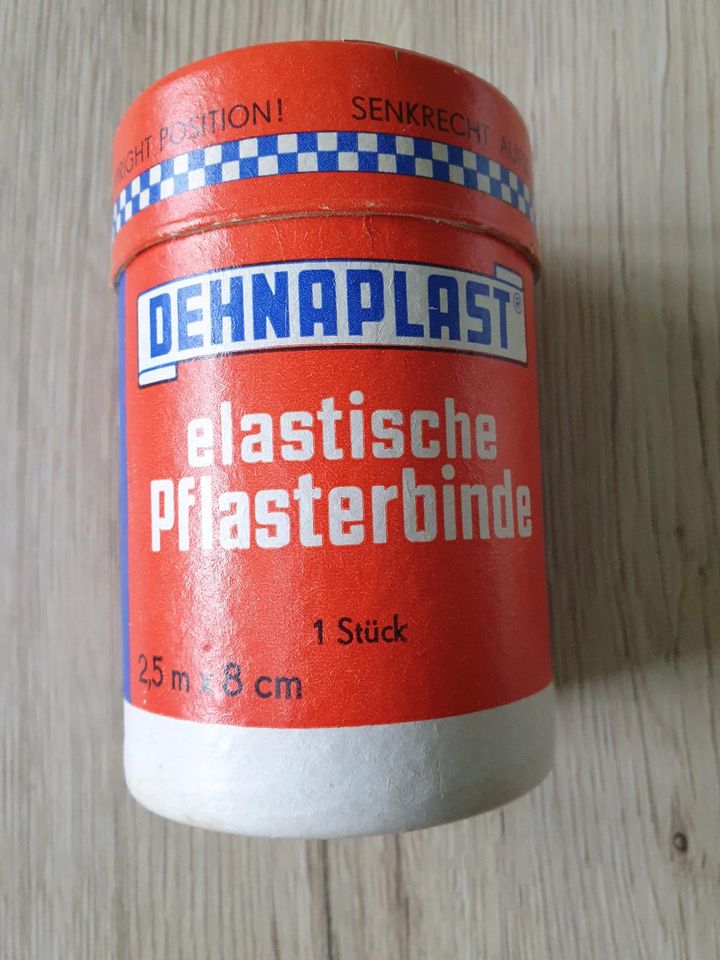 DEHNAPLAST  Pflasterbinde aus DDR Zeiten  VEB Jenapharm in Anklam