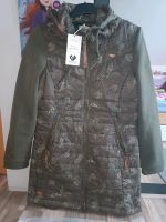 Ragwear Lucinda Kurzmantel Olive Print Steppjacke Thüringen - Bad Salzungen Vorschau