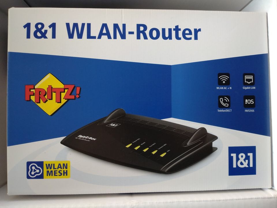 1&1 Homeserver AVM FRITZBox 7520 WLAN Router, gebraucht in Berlin