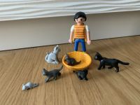 Playmobil Mini Set - Frau mit Katzen und Maus Bayern - Vaterstetten Vorschau