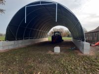 Leichtbauzelt - 9,15 x 10 x 4,5 m - PVC Plane - Hohe Traglast - Hitzebeständig - Schwer entflammbar - Wasserabweisend - Isolation - Kondenswasserschutz - Sonnenschutz - Genehmigungsfrei - Statik - Neu Bayern - Freising Vorschau