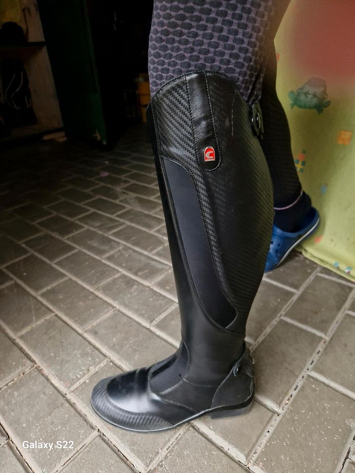 Reitstiefel von Cavallo Carbonoptik in Bernburg (Saale)