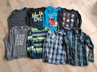 8 Langarmshirts / Pullover / Hemden Größe 134/140 Paket Niedersachsen - Großheide Vorschau