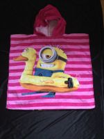 Handtuch Poncho Minions pink Badetuch Kapuzenhandtuch Bayern - Bad Heilbrunn Vorschau