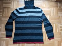 Rolli Rollkragenpullover von Cassani Gr 40 schwarz grau gestreift Frankfurt am Main - Eschersheim Vorschau