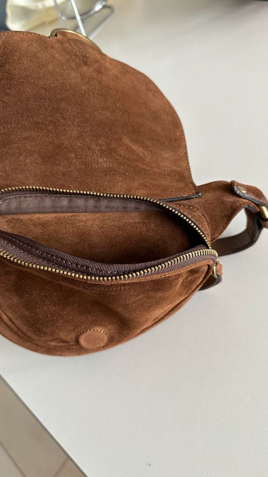 ❤️Massimo Dutti Beutel Tasche echt Wildleder und original in Oberhausen