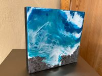 Resin Epoxydharz Bild mit Meer und Fels - Strandfeeling Dortmund - Wickede Vorschau