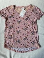 Neu GINA Shirt rosa Blumen Gr. 38 Spitzeneinsatz Niedersachsen - Seelze Vorschau