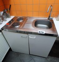 kleine Küchenzeile 60x100 mit Spüle, Boiler + 2 Kochplatten Rheinland-Pfalz - Höhr-Grenzhausen Vorschau