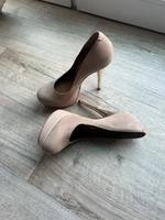 High heels plateau Rose Creme beige Buffalo party - 1x getragen Düsseldorf - Pempelfort Vorschau