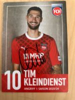 Tim Kleindienst Orignal Autogrammkarte Heidenheim 2023/2024 Frankfurt am Main - Dornbusch Vorschau