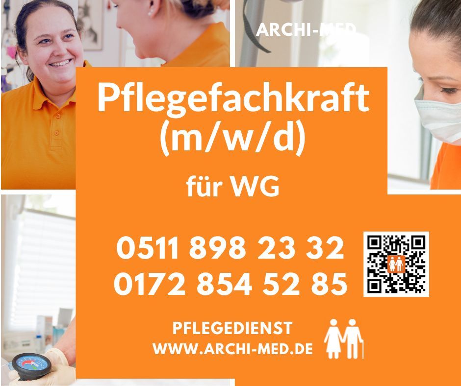 Pflegefachkraft (m/w/d) für Einsatz in einer WG! in Langenhagen