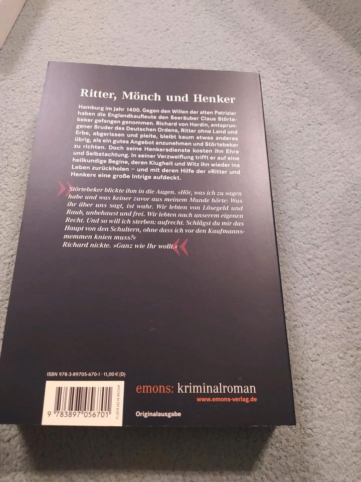 Störtebekers Henker ein Krimi aus dem Mittelalter in Nürnberg (Mittelfr)