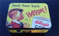 Kellog' s Metallbox 2013 Send them back - Happy !  14 x 10 x 4,5 Bayern - Harsdorf Vorschau