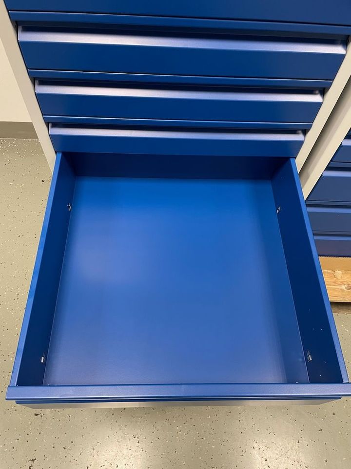 BK 600 Schubladenschrank 600x600x1000mm grau/blau 7 Schubladen in Kölleda