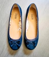 Ballerinas Damen blau Gr. 40 Sachsen - Neuhausen Vorschau