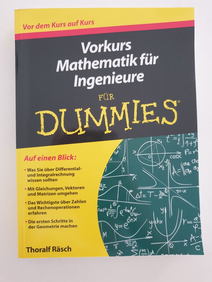 Buch Vorkurs Mathematik für Ingenieure FÜR DUMMIS von T. Räsch in Östringen