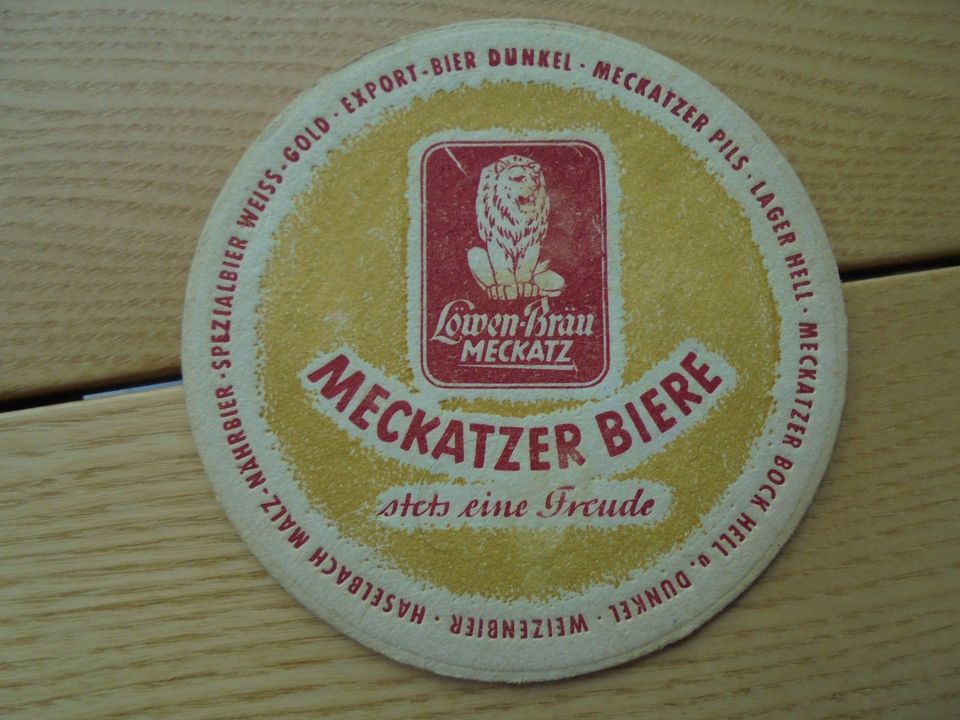 Bierdeckel Meckatzer Allgäuer Bier, Heimenkirch, Bayern in Bayern - Hof  (Saale) | eBay Kleinanzeigen ist jetzt Kleinanzeigen