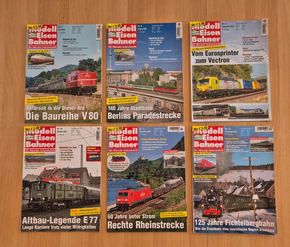 Eisenbahn Zeitschriften 2022 in Braunschweig