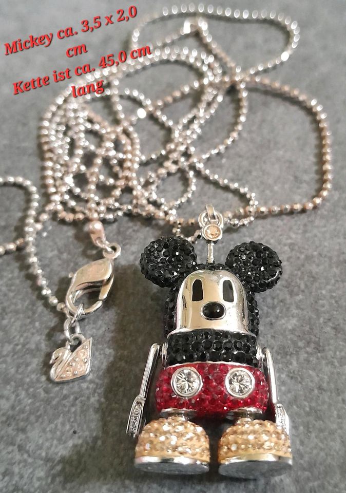 Swarovski Mickey Mouse Kette... in Hessen - Grasellenbach | eBay  Kleinanzeigen ist jetzt Kleinanzeigen