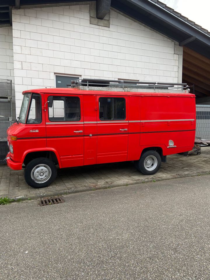 Camper / Feuerwehrauto Daimler- Benz 408 mit H- Zulassung in Remchingen