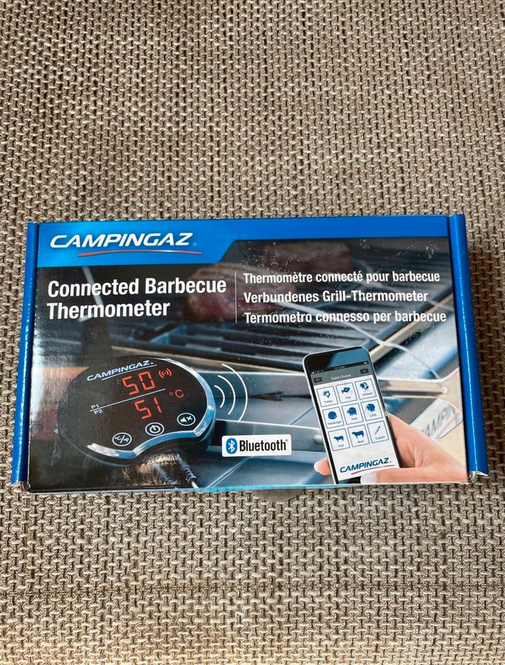 Campingaz Bluetooth Grill Thermometer mit App auch für Weber neu in Remchingen