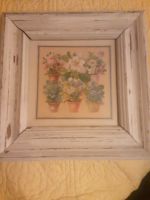 Bild Druck  Blumen  Garten Wanddekoration vintage shabby chic Baden-Württemberg - Magstadt Vorschau