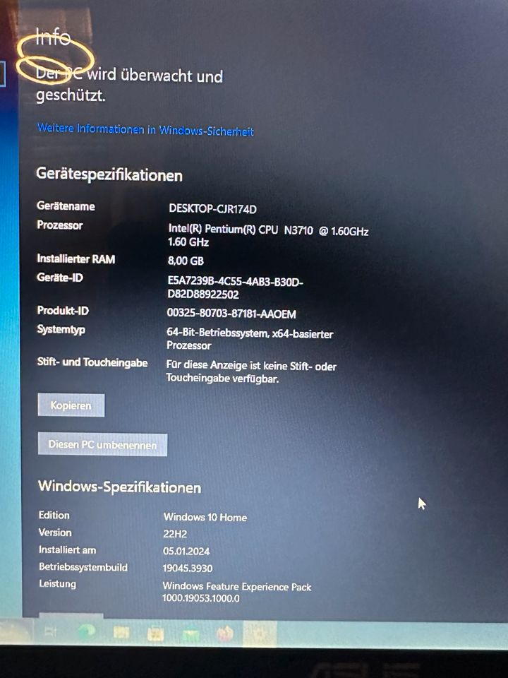 Asus F751s Laptop mit 500GB SSD 8GB RAM mit WIN10 in Großbottwar