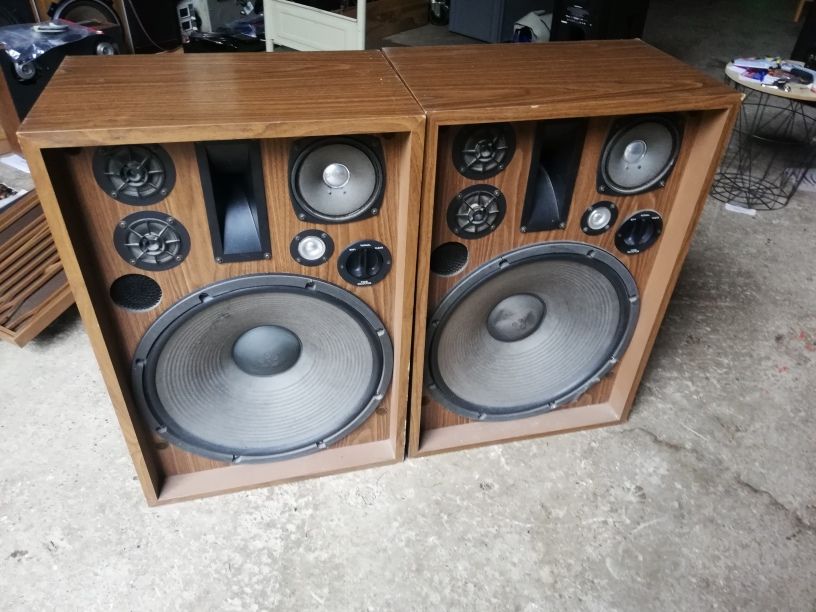 Große Kenwood Trio KL-777D Lautsprecher Boxen in Callbach