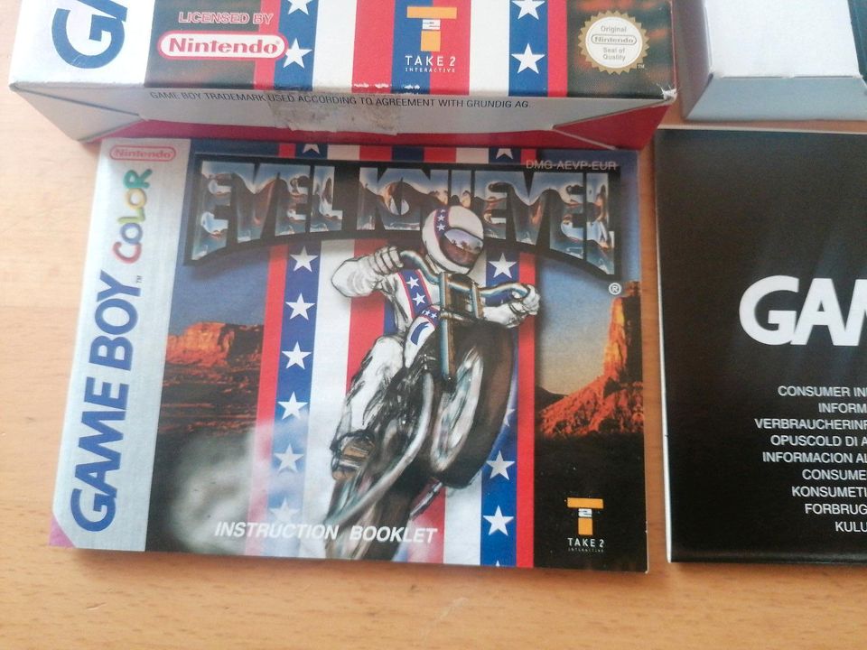Evel Knievel Gameboy Color in Ovp Sammlung Nintendo in Haibach