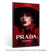 PRADA Mode Frau Luxusmodemarke Wandbild ,Leinwand mit Rahmen Deko Stuttgart - Stuttgart-Ost Vorschau