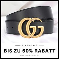 Gucci GG Gürtel aus Leder Schwarz 4cm Neu Baden-Württemberg - Friesenheim Vorschau