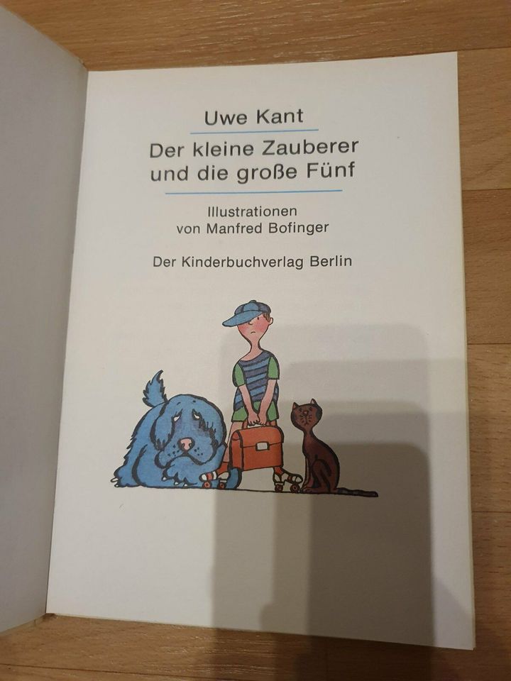 Kinderbuch DDR Uwe Kant Der kleine Zauberer und die große Fünf in Halle