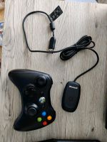 Xbox 360 controller wireless schwarz + Adapter für PC Sachsen - Zwickau Vorschau