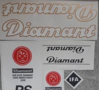 Aufklebersatz Diamant RS Radsport Oldtimer Brandenburg - Falkenberg/Elster Vorschau