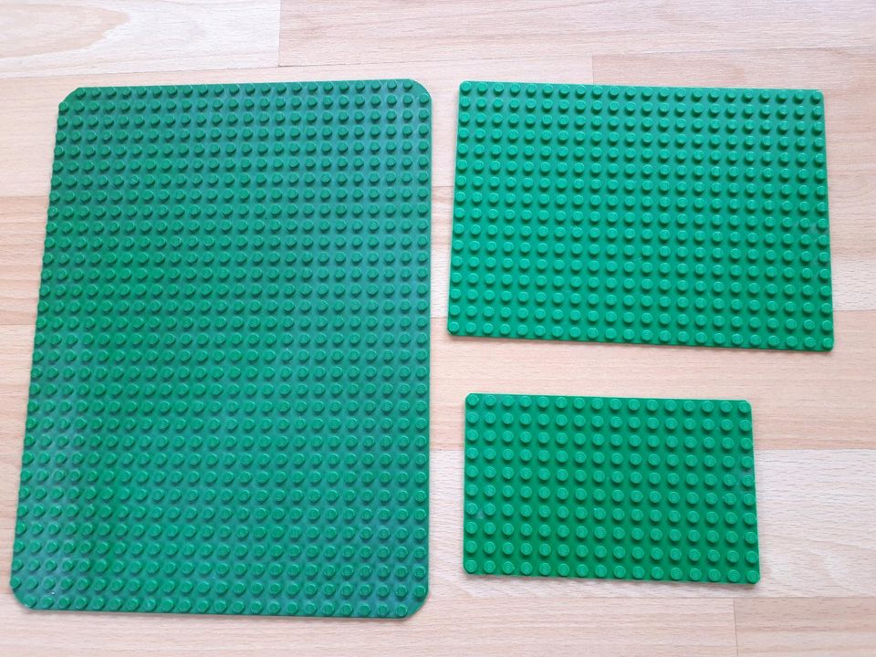 LEGO Belville Platten grün blau grau in Morsbach
