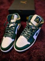 Air Jordan mid 1 44 Noble Green/Pollen-White wie Neu Rheinland-Pfalz - Traben-Trarbach Vorschau