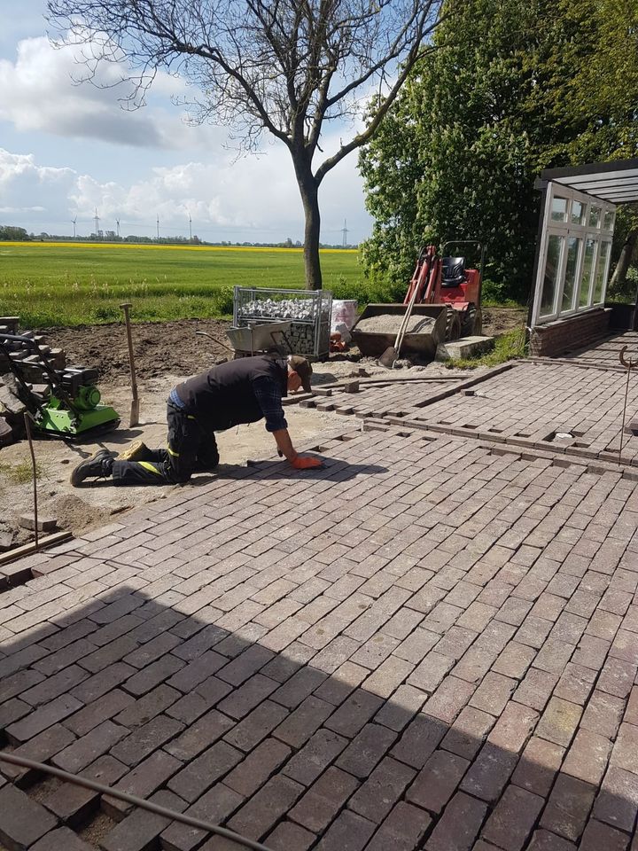 Pflasterarbeiten Gartenarbeiten Baggerarbeiten in Wangerland