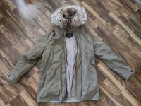 Woolrich Parka *Mantel Gr. L, Khakifarben Sachsen - Hainichen Vorschau