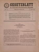 Gesetzblatt DDR, 1978, Rarität Hessen - Taunusstein Vorschau